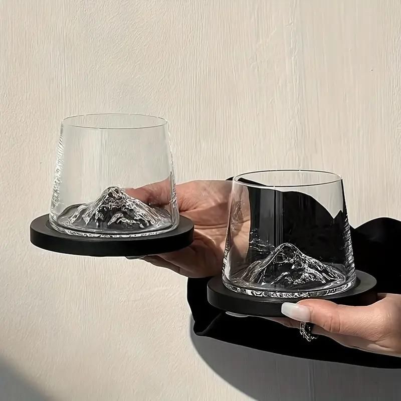 Japanese Mount Fuji Glass