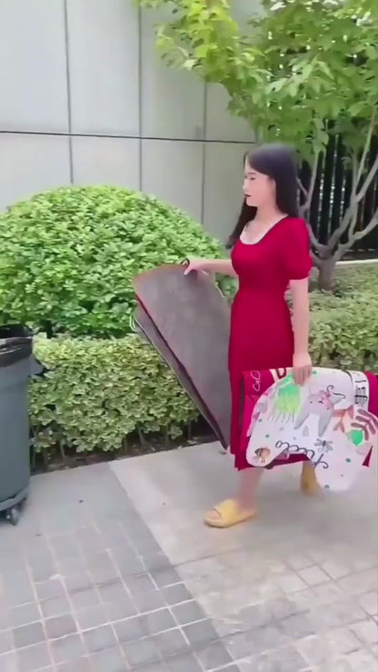 Cushion Mat Super Absorbent Soft Carpet, Quick Dry Dirt Barrier for Home, Office ( Round ) (40x60cm)