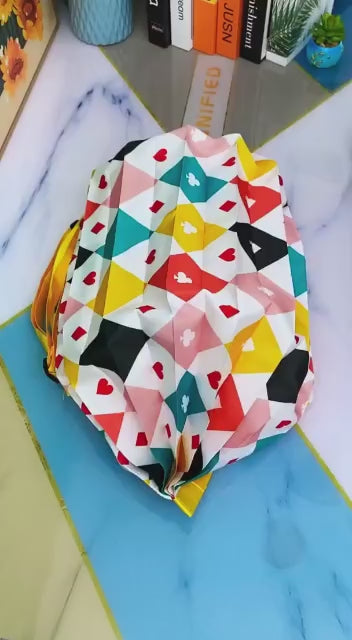 Two Pieces Foldable Shopping Bag