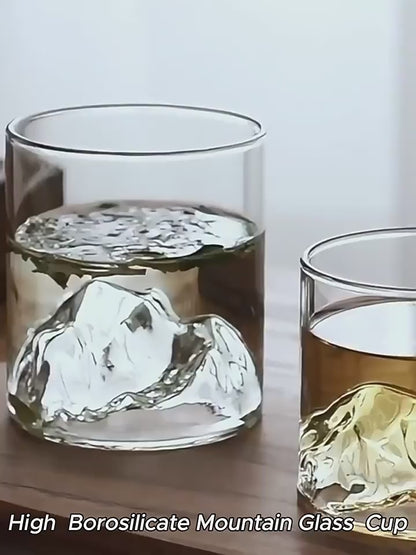 Japanese Mount Fuji Glass