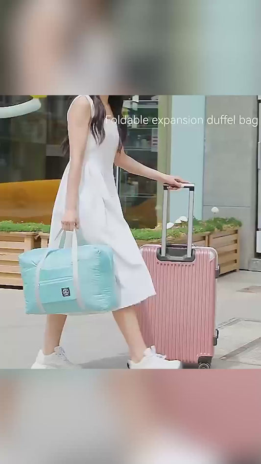 Foldable Travel Bag Tote Lightweight Waterproof Duffel Bag (Pack of 1)